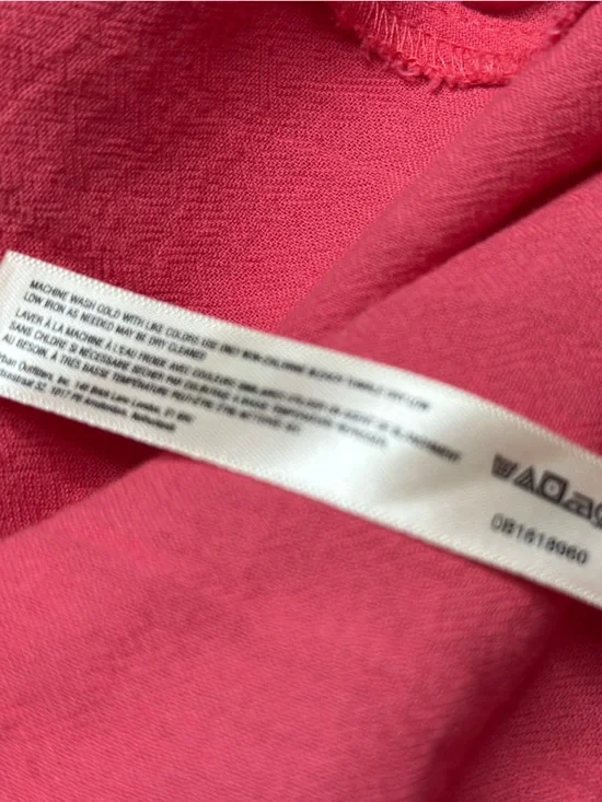 Free People Endless Summer On The Move Midi Dress small Wrap Pink Hibiscus coral - Picture 10 of 11